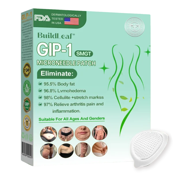🏥Official Store | BuildLeaf® GLP-1 Nano-Microneedle Patch with Collagen & Matrixyl 3000 丨Obesity,Cardiovascular Diseas, Diabetes, Sleep Apnea, Joint Problems and More