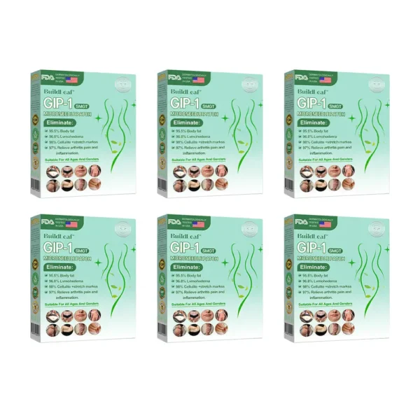 🏥Official Store | BuildLeaf® GLP-1 Nano-Microneedle Patch with Collagen & Matrixyl 3000 丨Obesity,Cardiovascular Diseas, Diabetes, Sleep Apnea, Joint Problems and More