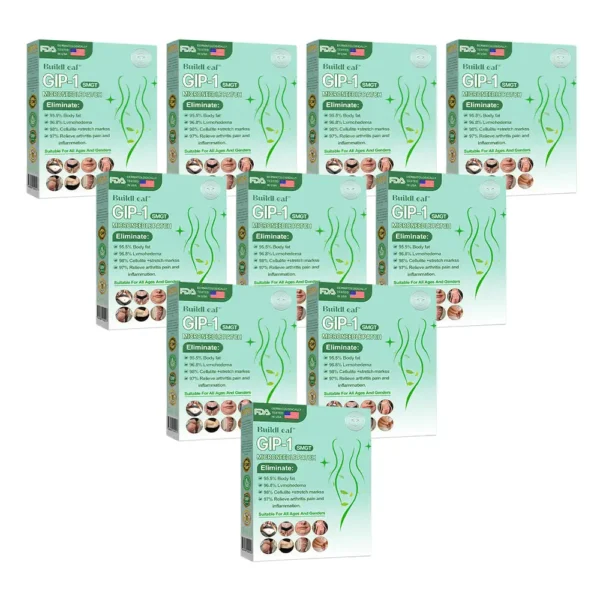🏥Official Store | BuildLeaf® GLP-1 Nano-Microneedle Patch with Collagen & Matrixyl 3000 丨Obesity,Cardiovascular Diseas, Diabetes, Sleep Apnea, Joint Problems and More