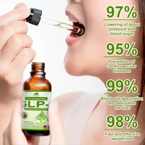 𝐁𝐮𝐢𝐥𝐝𝐋𝐞𝐚𝐟® 💎𝐓𝐢𝐫𝐳𝐞𝐩𝐚𝐭𝐢𝐝𝐞 𝐆𝐋𝐏-𝟏 𝐇𝐞𝐫𝐛𝐚𝐥 𝐎𝐫𝐚𝐥 𝐋𝐢𝐪𝐮𝐢𝐝 |  𝐎𝐛𝐞𝐬𝐢𝐭𝐲, 𝐋𝐲𝐦𝐩𝐡𝐞𝐝𝐞𝐦𝐚, 𝐃𝐢𝐚𝐛𝐞𝐭𝐞𝐬, 𝐂𝐚𝐫𝐝𝐢𝐨𝐯𝐚𝐬𝐜𝐮𝐥𝐚𝐫 𝐝𝐢𝐬𝐞𝐚𝐬𝐞, 𝐇𝐢𝐠𝐡 𝐛𝐥𝐨𝐨𝐝 𝐩𝐫𝐞𝐬𝐬𝐮𝐫𝐞, 𝐅𝐚𝐭𝐭𝐲 𝐥𝐢𝐯𝐞𝐫, 𝐚𝐧𝐝 𝐆𝐮𝐭 𝐡𝐞𝐚𝐥𝐭𝐡 𝐢𝐬𝐬𝐮𝐞𝐬
