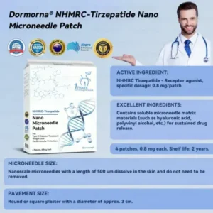 𝐷𝑜𝑟𝑚𝑜𝑟𝑛𝑎® 𝑁𝐻𝑀𝑅𝐶-𝑇𝑖𝑟𝑧𝑒𝑝𝑎𝑡𝑖𝑑𝑒 𝑁𝑎𝑛𝑜 𝑀𝑖𝑐𝑟𝑜𝑛𝑒𝑒𝑑𝑙𝑒 𝑃𝑎𝑡𝑐ℎ