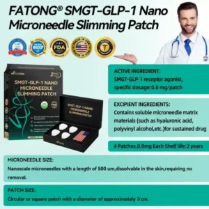 𝑭𝑨𝑻𝑶𝑵𝑮® 𝑺𝑴𝑮𝑻-𝑮𝑳𝑷-1 𝑵𝒂𝒏𝒐 𝑴𝒊𝒄𝒓𝒐𝒏𝒆𝒆𝒅𝒍𝒆 𝑺𝒍𝒊𝒎𝒎𝒊𝒏𝒈 𝑷𝒂𝒕𝒄𝒉