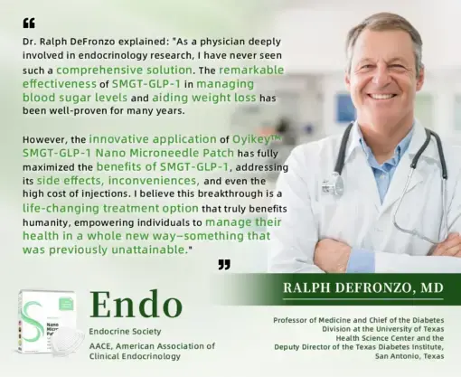 0yikey™ SMGT-GLP-1 Nano Microneedle Patch