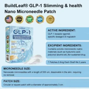 Buildleaf® Tirzepatide Slimming & Health Nano Microneedle Patch