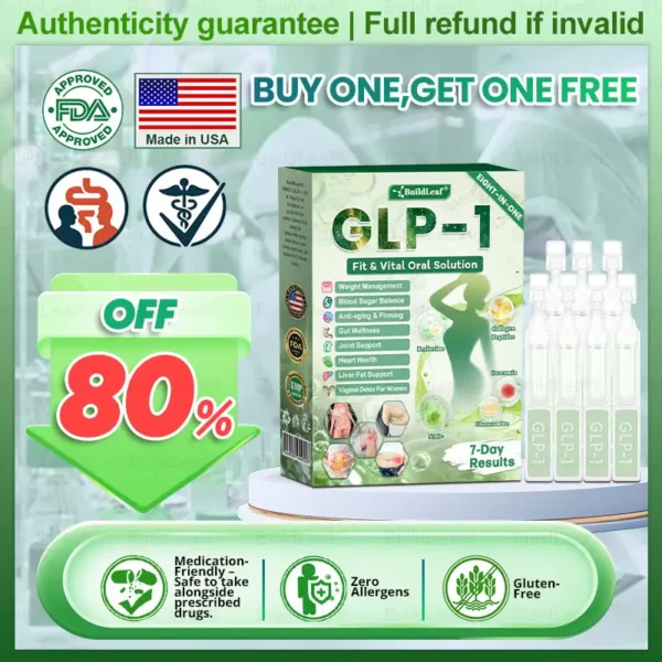 FDA Online Store | 𝑩𝒖𝐢𝒍𝒅𝑳𝒆𝐚𝒇® GL𝐏-1 8-𝒊𝒏-1 𝙁𝙞𝙩 & 𝙑𝙞𝙩𝙖𝙡 𝖮𝗋𝖺𝗅 𝙎𝙤𝙡𝙪𝙩𝙞𝙤𝙣 (𝑱𝒖𝒔𝒕 𝒐𝒏𝒄𝒆 𝒂 𝒅𝒂𝒚, 𝒗𝒊𝒔𝒊𝒃𝒍𝒆 𝒄𝒉𝒂𝒏𝒈𝒆𝒔 𝒊𝒏 7 𝒅𝒂𝒚𝒔) ✅ 𝑭𝒐𝒓 𝒐𝒃𝒆𝒔𝒊𝒕𝒚, 𝒄𝒂𝒓𝒅𝒊𝒐𝒗𝒂𝒔𝒄𝒖𝒍𝒂𝒓 𝒉𝒆𝒂𝒍𝒕𝒉, 𝒅𝒊𝒂𝒃𝒆𝒕𝒆𝒔, 𝒔𝒍𝒆𝒆𝒑 𝒂𝒑𝒏𝒆𝒂, 𝒈𝒖𝒕 𝒉𝒆𝒂𝒍𝒕𝒉, 𝒋𝒐𝒊𝒏𝒕 𝒊𝒔𝒔𝒖𝒆𝒔 𝒂𝒏𝒅 𝒎𝒐𝒓𝒆