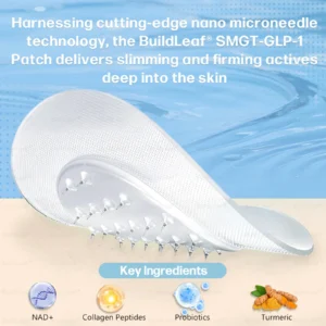 🏥FDA Store |𝐵uil𝗱𝐿ea𝐟® 𝑮𝐋𝑃-1 Slim & Firm 𝑁ano 𝑀icroneedle 𝑃atch with Collagen,Turmeric&Matrixyl 3000 丨Obesity,Cardiovascular Diseas, Diabetes, Sleep Apnea, Joint Problems and More