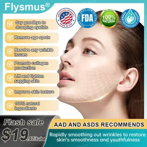 Flysmus® Botox Jellyfish Venom Peptide Nanoliposome Sculpting Anti-Wrinkle Cream