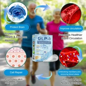 𝐵uil𝗱𝐿ea𝐟® 𝑺𝑀𝗚T-𝑮𝐋𝑃-1 𝐒limming & 𝐻ealth 𝑁ano 𝑀icroneedle 𝑃atch