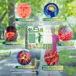 𝑩𝒖𝐢𝒍𝒅𝑳𝒆𝐚𝒇® GL𝐏-1 20-𝒊𝒏-1 Slim & Vitality 𝖮𝗋𝖺𝗅 𝙎𝙤𝙡𝙪𝙩𝙞𝙤𝙣 𝐰𝐢𝐭𝐡 𝐌𝐨𝐫𝐢𝐧𝐠𝐚, Ashwagandha,100B CFU Probiotic ,𝐎𝐦𝐞𝐠𝐚-𝟑,𝐍𝐀𝐃 & 𝐍𝐌𝐍 𝐟𝐨𝐫 Obesity, Diabetes, Digestive & Cardiovascular Health, Joint Support, Skin Firming, Anti-Aging, Stress Relief & Energy Boost.