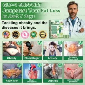 𝑩𝒖𝐢𝒍𝒅𝑳𝒆𝐚𝒇® GL𝐏-1 20-𝒊𝒏-1 Slim & Vitality 𝖮𝗋𝖺𝗅 𝙎𝙤𝙡𝙪𝙩𝙞𝙤𝙣 𝐰𝐢𝐭𝐡 𝐌𝐨𝐫𝐢𝐧𝐠𝐚, Ashwagandha,100B CFU Probiotic ,𝐎𝐦𝐞𝐠𝐚-𝟑,𝐍𝐀𝐃 & 𝐍𝐌𝐍 𝐟𝐨𝐫 Obesity, Diabetes, Digestive & Cardiovascular Health, Joint Support, Skin Firming, Anti-Aging, Stress Relief & Energy Boost.