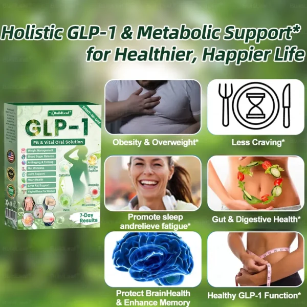 🏥FDA Official Store | 𝑩𝒖𝐢𝒍𝒅𝑳𝒆𝐚𝒇® GL𝐏-1 8-𝒊𝒏-1 𝙁𝙞𝙩 & 𝙑𝙞𝙩𝙖𝙡 𝖮𝗋𝖺𝗅 𝙎𝙤𝙡𝙪𝙩𝙞𝙤𝙣  (𝑱𝒖𝒔𝒕 𝒐𝒏𝒄𝒆 𝒂 𝒅𝒂𝒚, 𝒗𝒊𝒔𝒊𝒃𝒍𝒆 𝒄𝒉𝒂𝒏𝒈𝒆𝒔 𝒊𝒏 7 𝒅𝒂𝒚𝒔) ✅ 𝑭𝒐𝒓 𝒐𝒃𝒆𝒔𝒊𝒕𝒚, 𝒄𝒂𝒓𝒅𝒊𝒐𝒗𝒂𝒔𝒄𝒖𝒍𝒂𝒓 𝒉𝒆𝒂𝒍𝒕𝒉, 𝒅𝒊𝒂𝒃𝒆𝒕𝒆𝒔, 𝒔𝒍𝒆𝒆𝒑 𝒂𝒑𝒏𝒆𝒂, 𝒈𝒖𝒕 𝒉𝒆𝒂𝒍𝒕𝒉, 𝒋𝒐𝒊𝒏𝒕 𝒊𝒔𝒔𝒖𝒆𝒔, 𝒂𝒏𝒅 𝒎𝒐𝒓𝒆