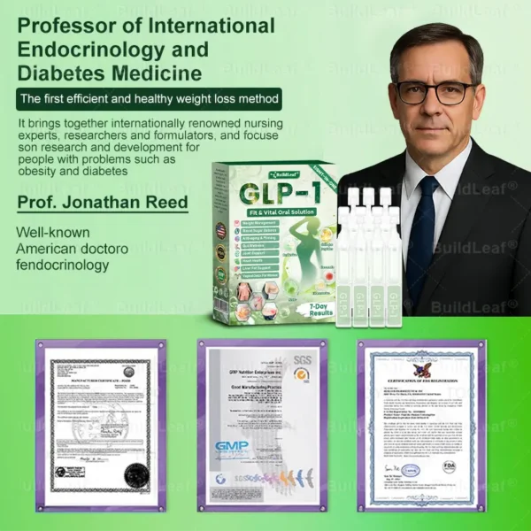 🏥FDA Official Store | 𝑩𝒖𝐢𝒍𝒅𝑳𝒆𝐚𝒇® GL𝐏-1 8-𝒊𝒏-1 𝙁𝙞𝙩 & 𝙑𝙞𝙩𝙖𝙡 𝖮𝗋𝖺𝗅 𝙎𝙤𝙡𝙪𝙩𝙞𝙤𝙣  (𝑱𝒖𝒔𝒕 𝒐𝒏𝒄𝒆 𝒂 𝒅𝒂𝒚, 𝒗𝒊𝒔𝒊𝒃𝒍𝒆 𝒄𝒉𝒂𝒏𝒈𝒆𝒔 𝒊𝒏 7 𝒅𝒂𝒚𝒔) ✅ 𝑭𝒐𝒓 𝒐𝒃𝒆𝒔𝒊𝒕𝒚, 𝒄𝒂𝒓𝒅𝒊𝒐𝒗𝒂𝒔𝒄𝒖𝒍𝒂𝒓 𝒉𝒆𝒂𝒍𝒕𝒉, 𝒅𝒊𝒂𝒃𝒆𝒕𝒆𝒔, 𝒔𝒍𝒆𝒆𝒑 𝒂𝒑𝒏𝒆𝒂, 𝒈𝒖𝒕 𝒉𝒆𝒂𝒍𝒕𝒉, 𝒋𝒐𝒊𝒏𝒕 𝒊𝒔𝒔𝒖𝒆𝒔, 𝒂𝒏𝒅 𝒎𝒐𝒓𝒆