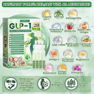 𝖮𝖿𝖿𝗂𝖼𝗂𝖺𝗅 𝖲𝗍𝗈𝗋𝖾 | 𝑩𝒖𝐢𝒍𝒅𝑳𝒆𝐚𝒇® GL𝐏-1 20 𝒊𝒏 1 Slim & Vitality 𝖮𝗋𝖺𝗅 𝙎𝙤𝙡𝙪𝙩𝙞𝙤𝙣 (𝑱𝒖𝒔𝒕 𝒐𝒏𝒄𝒆 𝒂 𝒅𝒂𝒚, 𝒗𝒊𝒔𝒊𝒃𝒍𝒆 𝒄𝒉𝒂𝒏𝒈𝒆𝒔 𝒊𝒏 7 𝒅𝒂𝒚𝒔)