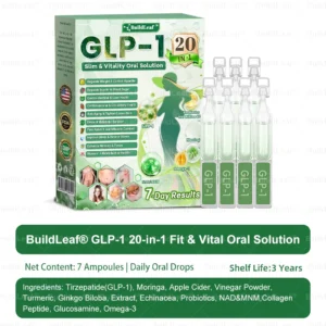 𝖮𝖿𝖿𝗂𝖼𝗂𝖺𝗅 𝖲𝗍𝗈𝗋𝖾 | 𝑩𝒖𝐢𝒍𝒅𝑳𝒆𝐚𝒇® GL𝐏-1 20 𝒊𝒏 1 Slim & Vitality 𝖮𝗋𝖺𝗅 𝙎𝙤𝙡𝙪𝙩𝙞𝙤𝙣 (𝑱𝒖𝒔𝒕 𝒐𝒏𝒄𝒆 𝒂 𝒅𝒂𝒚, 𝒗𝒊𝒔𝒊𝒃𝒍𝒆 𝒄𝒉𝒂𝒏𝒈𝒆𝒔 𝒊𝒏 7 𝒅𝒂𝒚𝒔)