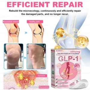 US 🏥FDA Store | 𝐵uil𝗱𝐿ea𝐟® 𝐆𝐋𝐏-𝟏 Support 𝑁ano 𝑀icroneedle 𝑃atch with Collagen & Matrixyl 3000 丨Obesity,Cardiovascular Diseas, Diabetes, Sleep Apnea, Joint Problems and More (Pink)