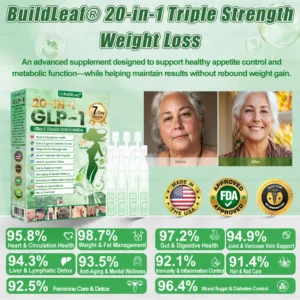 𝘽𝙪𝙞𝙡𝙙𝙇𝙚𝙖𝙛® 𝗚𝗟𝗣-𝟭 𝟐𝟎-𝐢𝐧-𝟏 𝐒𝐥𝐢𝐦 & 𝐇𝐞𝐚𝐥𝐭𝐡 𝐎𝐫𝐚𝐥 𝐒𝐨𝐥𝐮𝐭𝐢𝐨𝐧 (𝑶𝒏𝒄𝒆 𝒂 𝒅𝒂𝒚, 𝒓𝒆𝒔𝒖𝒍𝒕𝒔 𝒊𝒏 7 𝒅𝒂𝒚𝒔), 𝑾𝒊𝒕𝒉 100 𝑩𝒊𝒍𝒍𝒊𝒐𝒏 𝑪𝑭𝑼 𝑨𝒄𝒕𝒊𝒗𝒆 𝑷𝒓𝒐𝒃𝒊𝒐𝒕𝒊𝒄𝒔 ✅ 𝑺𝒖𝒑𝒑𝒐𝒓𝒕𝒔 𝒘𝒆𝒊𝒈𝒉𝒕 𝒎𝒂𝒏𝒂𝒈𝒆𝒎𝒆𝒏𝒕, 𝒉𝒆𝒂𝒓𝒕 𝒉𝒆𝒂𝒍𝒕𝒉, 𝒅𝒊𝒂𝒃𝒆𝒕𝒆𝒔, 𝒈𝒖𝒕 & 𝒘𝒐𝒎𝒆𝒏’𝒔 𝒉𝒆𝒂𝒍𝒕𝒉, 𝒘𝒉𝒊𝒍𝒆 𝒇𝒊𝒓𝒎𝒊𝒏𝒈 𝒔𝒌𝒊𝒏 & 𝒃𝒐𝒐𝒔𝒕𝒊𝒏𝒈 𝒆𝒏𝒆𝒓𝒈𝒚.🔥🔥