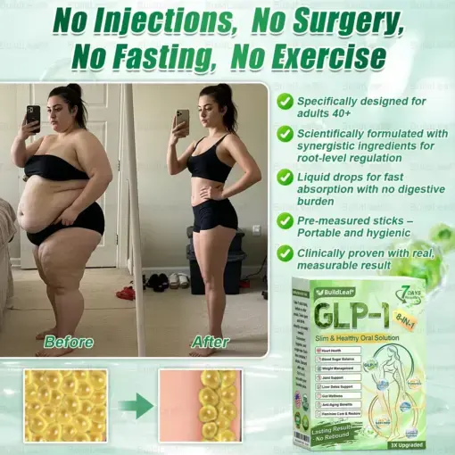 BuildLeaf® GLP–1 EIGHT IN–ONE Health Solution Oral Liquid